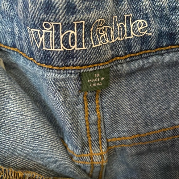 Wild Fable High Rise Distressed Jean Shorts - Picture 2 of 2